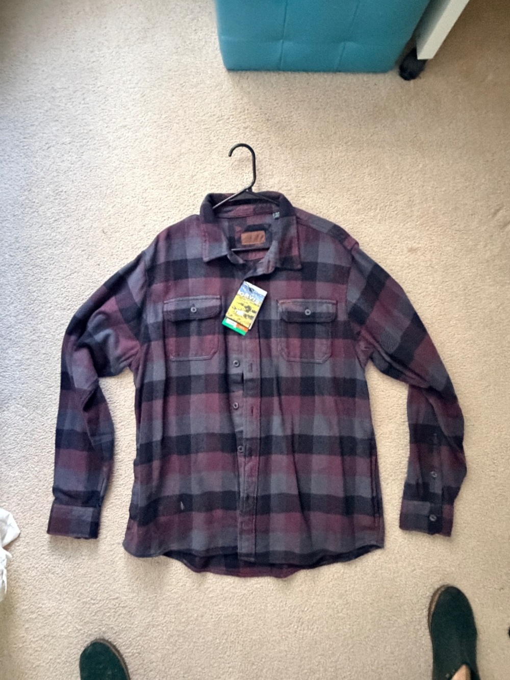NWT Orvis Men's size XL Big Bear Flannel long sleeve shirt